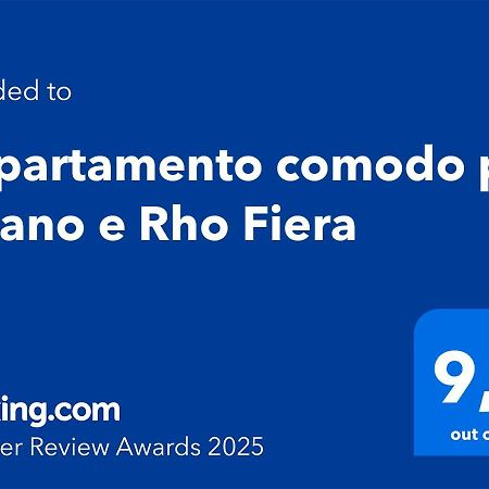 Appartamento Comodo Per Milano E Rho Fiera المظهر الخارجي الصورة